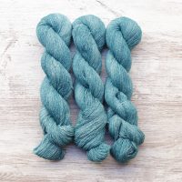 skeins of hand dyed yarn