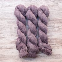 skeins of hand dyed yarn