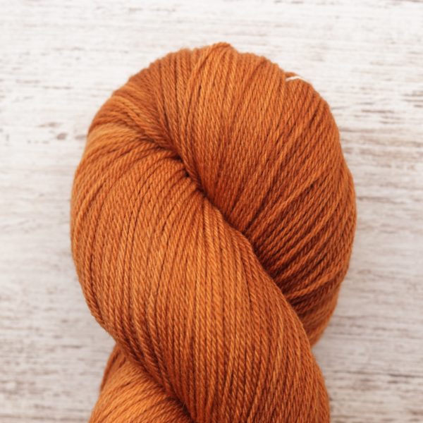 skeins of hand dyed yarn