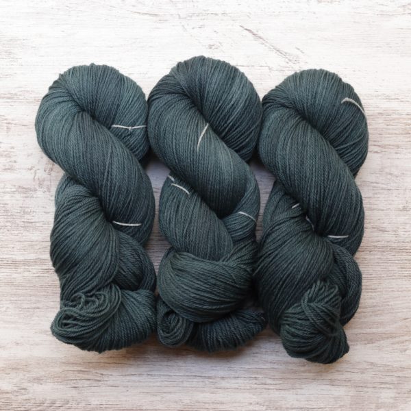 skeins of hand dyed yarn