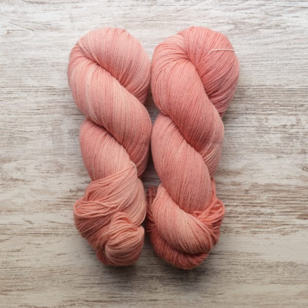 skeins of hand dyed yarn