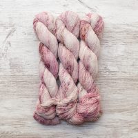 skeins of hand dyed yarn