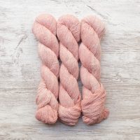 skeins of hand dyed yarn